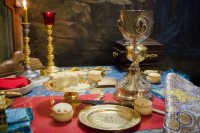 Божественная литургия в Свято-Петро-Павловском кафедральном соборе г.Гомеля