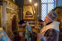 Божественная литургия в Свято-Петро-Павловском кафедральном соборе г.Гомеля