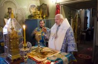 Божественная литургия в Свято-Петро-Павловском кафедральном соборе г.Гомеля