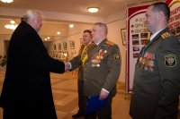 Торжественное офицерское собрание воинов и ветеранов Гомельского гарнизона