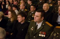 Торжественное офицерское собрание воинов и ветеранов Гомельского гарнизона