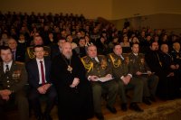 Торжественное офицерское собрание воинов и ветеранов Гомельского гарнизона