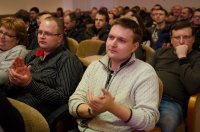 Преосвященный Стефан посетил мероприятие, приуроченное ко Дню защитника Отечества, которое состоялось в КПУП "Гомельводоканал"