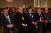 Преосвященный Стефан посетил мероприятие, приуроченное ко Дню защитника Отечества, которое состоялось в КПУП "Гомельводоканал"