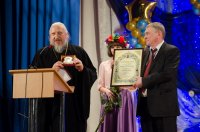 Преосвященный Стефан посетил мероприятие, приуроченное ко Дню защитника Отечества, которое состоялось в КПУП "Гомельводоканал"