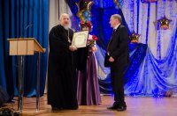 Преосвященный Стефан посетил мероприятие, приуроченное ко Дню защитника Отечества, которое состоялось в КПУП "Гомельводоканал"