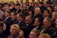 Преосвященный Стефан посетил торжественный концерт приуроченный ко Дню защитников Отечества