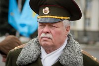 Преосвященный Стефан принял участие в митинге в честь Дня защитника Отечества