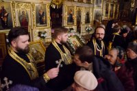 Преосвященный Стефан совершил вечерню с чином Прощения