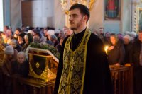 Преосвященный Стефан совершил вечерню с чином Прощения