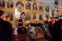 Преосвященный Стефан совершил вечерню с чином Прощения