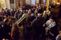 Преосвященный Стефан совершил вечерню с чином Прощения