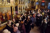 Преосвященный Стефан совершил вечерню с чином Прощения