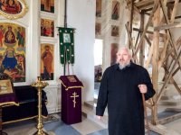 Рабочая поездка в храм Рождества Пресвятой Богородицы аг. Урицкое