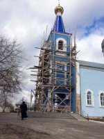 Рабочая поездка в храм Рождества Пресвятой Богородицы аг. Урицкое