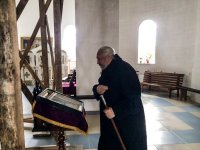 Рабочая поездка в храм Рождества Пресвятой Богородицы аг. Урицкое