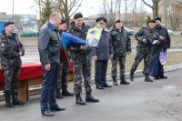 Торжественное мероприятие, посвященное Дню милиции, сотрудников ОМОН