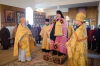 Преосвященнейший Стефан возглавил Божественную литургию в храме Святой Живоначальной Троицы д.Заспа Преосвященнейший Стефан возглавил Божественную литургию в храме Святой Живоначальной Троицы д.Заспа