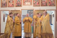 Преосвященнейший Стефан возглавил Божественную литургию в храме Святой Живоначальной Троицы д.Заспа Преосвященнейший Стефан возглавил Божественную литургию в храме Святой Живоначальной Троицы д.Заспа