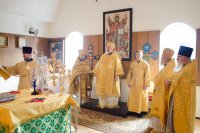 Преосвященнейший Стефан возглавил Божественную литургию в храме Святой Живоначальной Троицы д.Заспа Преосвященнейший Стефан возглавил Божественную литургию в храме Святой Живоначальной Троицы д.Заспа