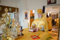 Преосвященнейший Стефан возглавил Божественную литургию в храме Святой Живоначальной Троицы д.Заспа Преосвященнейший Стефан возглавил Божественную литургию в храме Святой Живоначальной Троицы д.Заспа