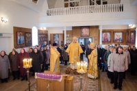 Преосвященнейший Стефан возглавил Божественную литургию в храме Святой Живоначальной Троицы д.Заспа Преосвященнейший Стефан возглавил Божественную литургию в храме Святой Живоначальной Троицы д.Заспа