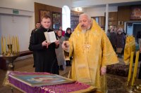 Преосвященнейший Стефан возглавил Божественную литургию в храме Святой Живоначальной Троицы д.Заспа Преосвященнейший Стефан возглавил Божественную литургию в храме Святой Живоначальной Троицы д.Заспа