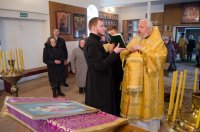 Преосвященнейший Стефан возглавил Божественную литургию в храме Святой Живоначальной Троицы д.Заспа Преосвященнейший Стефан возглавил Божественную литургию в храме Святой Живоначальной Троицы д.Заспа