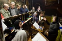 Преосвященнейший Стефан, совершил Пассию с чтением акафиста страстям Христовым Преосвященнейший Стефан, совершил Пассию с чтением акафиста страстям Христовым