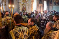 Преосвященнейший Стефан, совершил Пассию с чтением акафиста страстям Христовым Преосвященнейший Стефан, совершил Пассию с чтением акафиста страстям Христовым