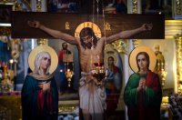 Преосвященнейший Стефан, совершил Пассию с чтением акафиста страстям Христовым Преосвященнейший Стефан, совершил Пассию с чтением акафиста страстям Христовым