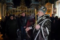 Преосвященнейший Стефан, совершил Пассию с чтением акафиста страстям Христовым Преосвященнейший Стефан, совершил Пассию с чтением акафиста страстям Христовым