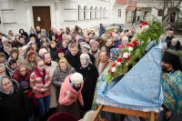 Божественная литургия Преждеосвященных Даров в праздник Козельщанской иконы Божией Матери