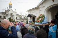 Божественная литургия Преждеосвященных Даров в праздник Козельщанской иконы Божией Матери