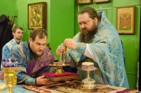 Божественная литургия Преждеосвященных Даров в праздник Козельщанской иконы Божией Матери