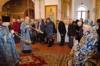 Божественная литургия Преждеосвященных Даров в праздник Козельщанской иконы Божией Матери