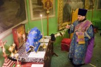 Божественная литургия Преждеосвященных Даров в праздник Козельщанской иконы Божией Матери