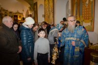 Божественная литургия Преждеосвященных Даров в праздник Козельщанской иконы Божией Матери