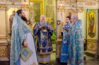 Божественная литургия Преждеосвященных Даров в праздник Козельщанской иконы Божией Матери