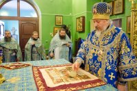 Божественная литургия Преждеосвященных Даров в праздник Козельщанской иконы Божией Матери