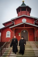 Рабочая поездка в строящиеся и реставрируемые храмы Жлобинского благочинного округа Рабочая поездка в строящиеся и реставрируемые храмы Жлобинского благочинного округа