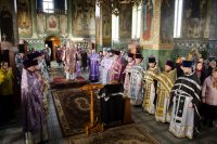 Божественная литургия Преждеосвященных Даров в день первого и второго обретения главы Иоанна Предтечи Божественная литургия Преждеосвященных Даров в день первого и второго обретения главы Иоанна Предтечи