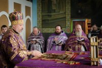 Божественная литургия Преждеосвященных Даров в день первого и второго обретения главы Иоанна Предтечи Божественная литургия Преждеосвященных Даров в день первого и второго обретения главы Иоанна Предтечи