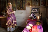 Божественная литургия Преждеосвященных Даров в храме Святой Живоначальной Троицы г. Лоева