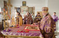 Божественная литургия Преждеосвященных Даров в храме Святой Живоначальной Троицы г. Лоева