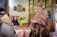 Божественная литургия Преждеосвященных Даров в храме Святой Живоначальной Троицы г. Лоева