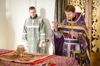 Божественная литургия Преждеосвященных Даров в храме Святой Живоначальной Троицы г. Лоева