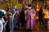 Божественная литургия Преждеосвященных Даров в храме Святой Живоначальной Троицы г. Лоева