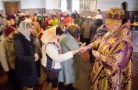 Божественная литургия Преждеосвященных Даров в храме Святой Живоначальной Троицы г. Лоева