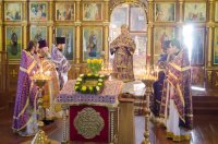 Божественная литургия Преждеосвященных Даров в храме Святой Живоначальной Троицы г. Лоева